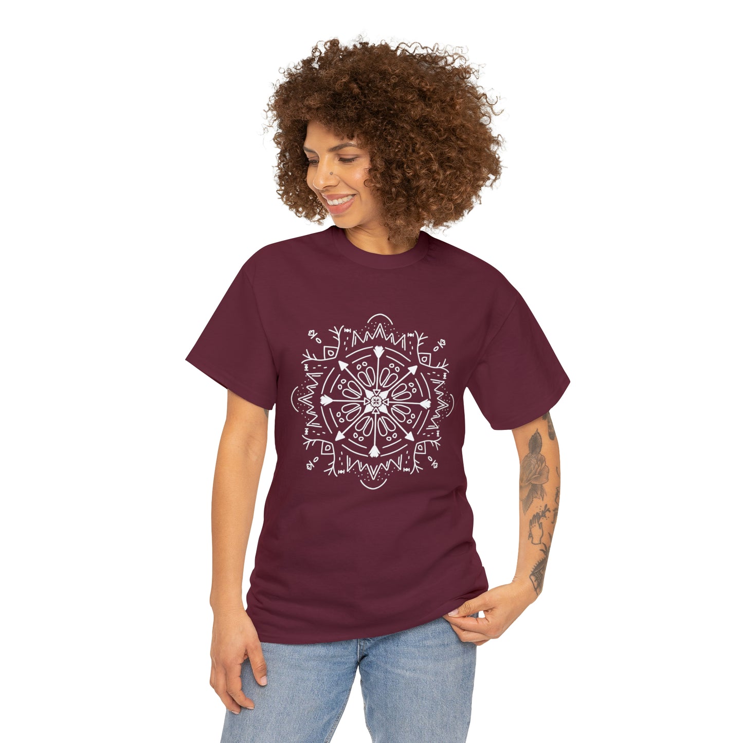 Archer’s Mandala Unisex Heavy Cotton Tee - Tales from the Tangle