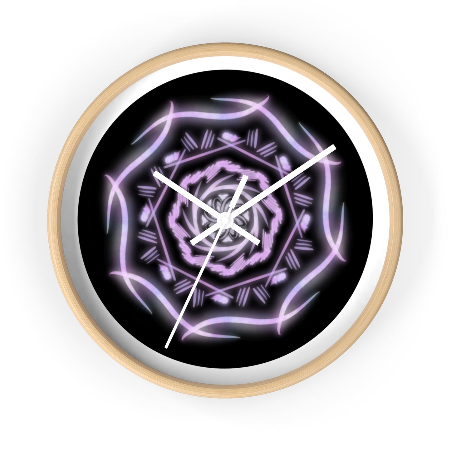 Pink Mandala Wall Clock - Tales from the Tangle
