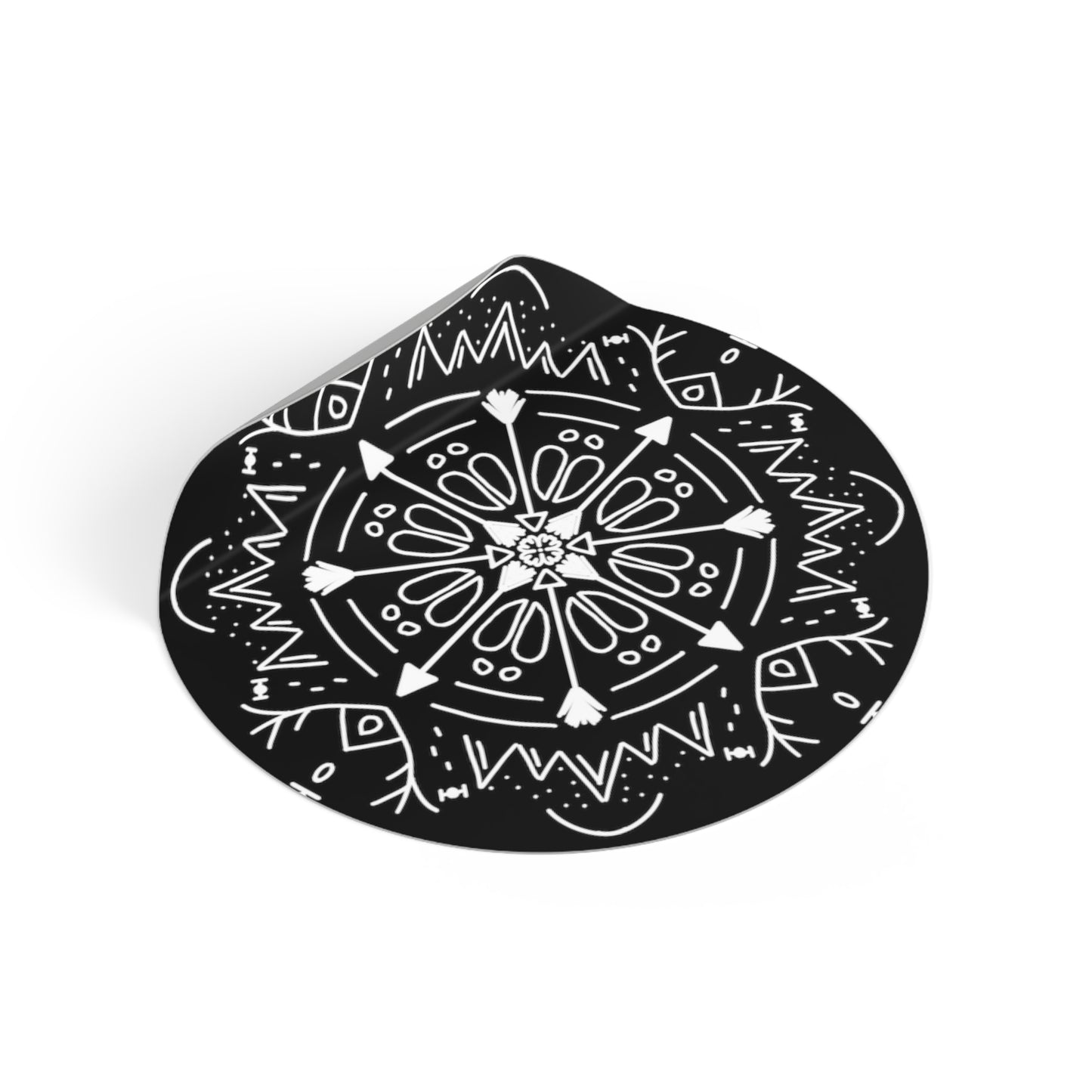 Archer’s Mandala Round Vinyl Sticker - Tales from the Tangle