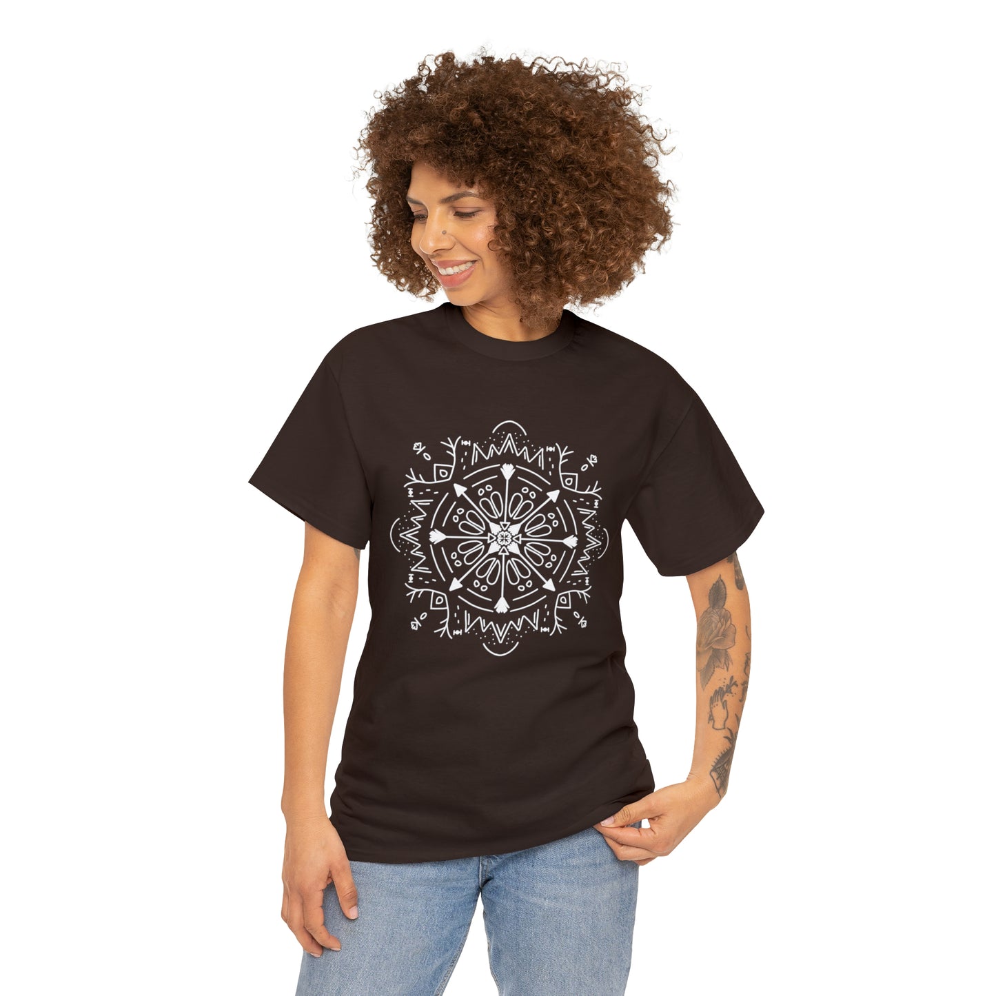 Archer’s Mandala Unisex Heavy Cotton Tee - Tales from the Tangle