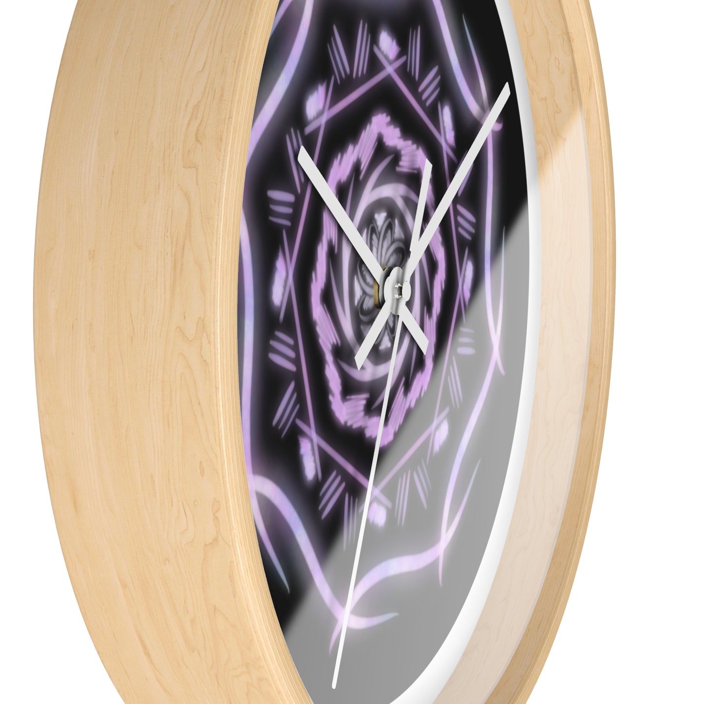 Pink Mandala Wall Clock - Tales from the Tangle