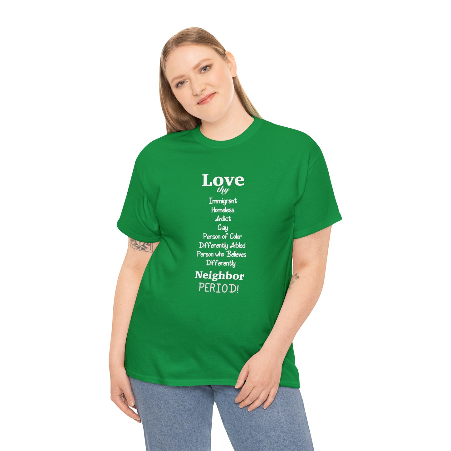 Love Thy Neighbor Unisex Heavy Cotton Tee - Tales from the Tangle