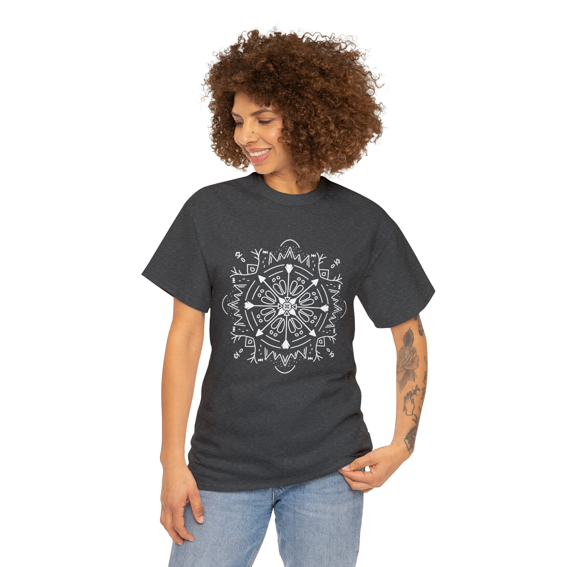 Archer’s Mandala Unisex Heavy Cotton Tee - Tales from the Tangle