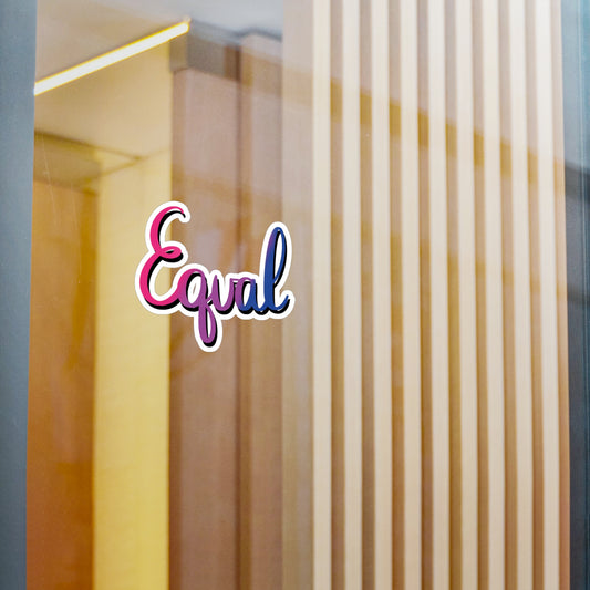 Bisexual Pride Equal Kiss-Cut Vinyl Decals - Tales from the Tangle