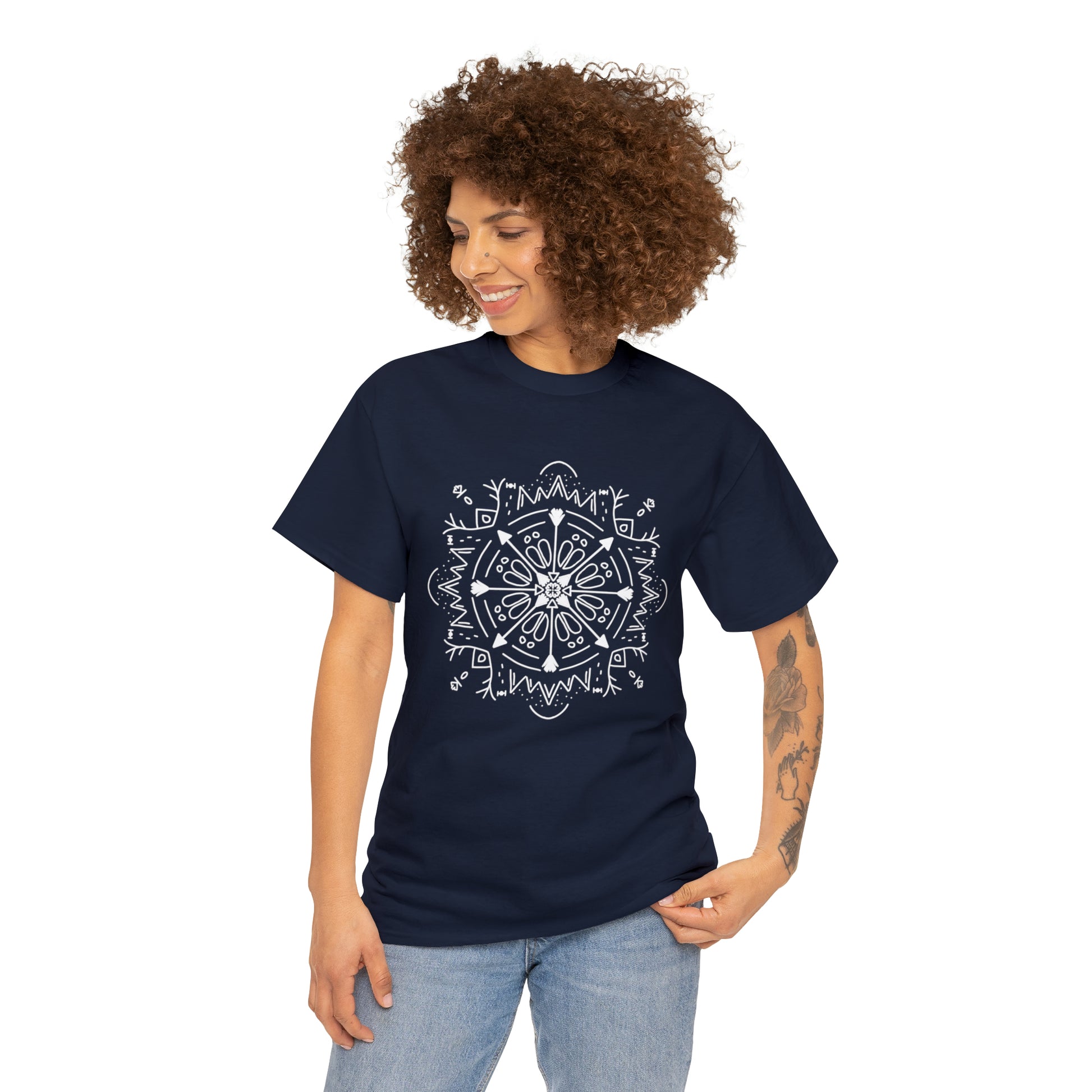 Archer’s Mandala Unisex Heavy Cotton Tee - Tales from the Tangle