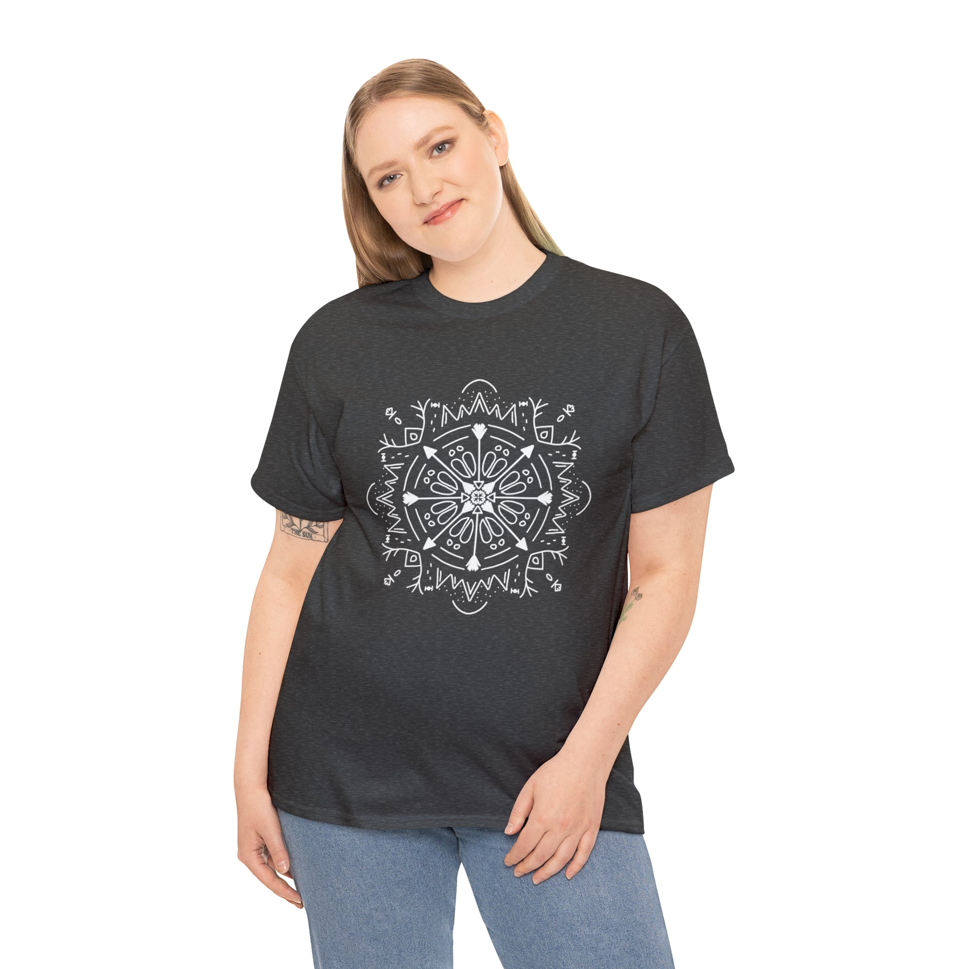 Archer’s Mandala Unisex Heavy Cotton Tee - Tales from the Tangle