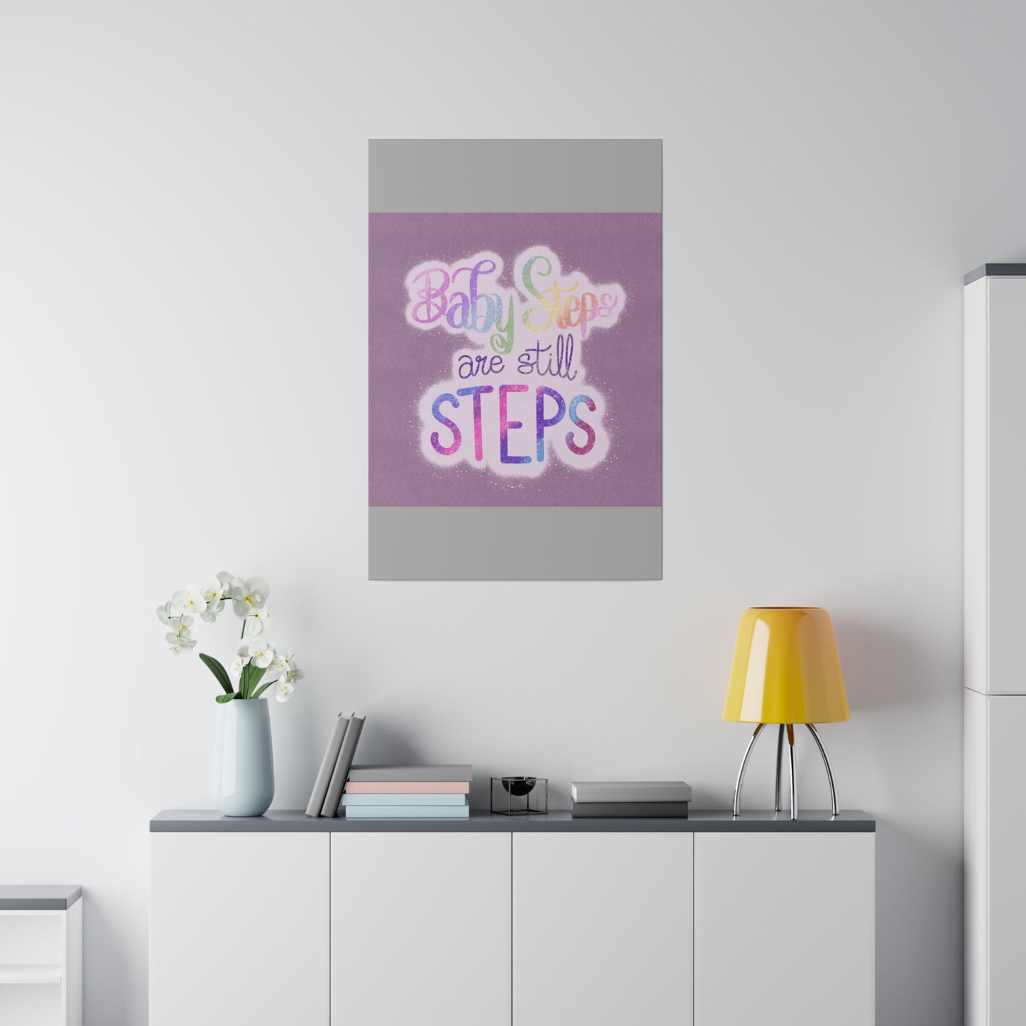 Baby Steps are Still Steps Matte Canvas, Stretched, 0.75"