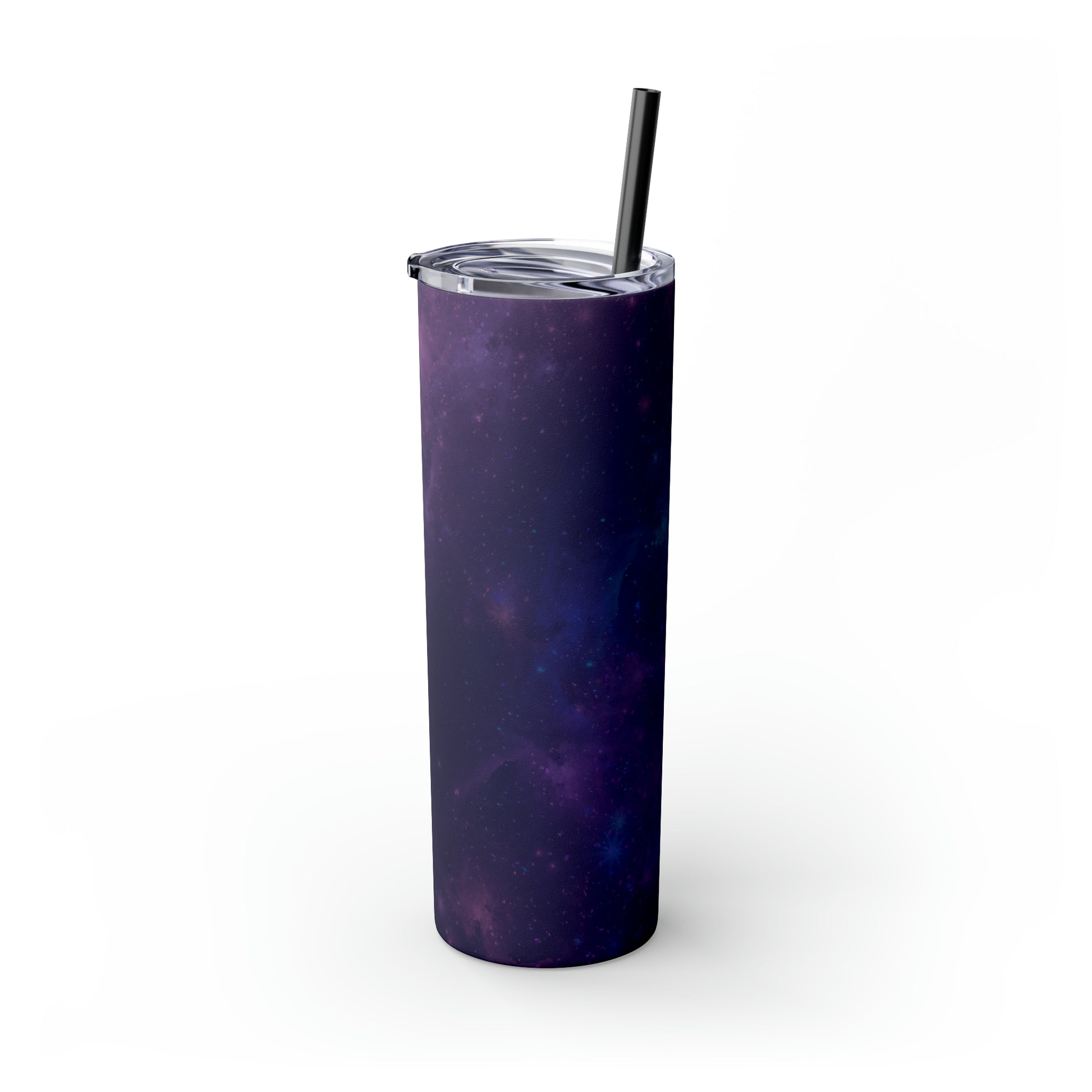 Galaxy Print Skinny Tumbler with Straw, 20oz - Tales from the Tangle