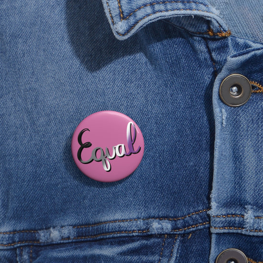 Asexual Pride Equal Custom Pin Buttons - Tales from the Tangle