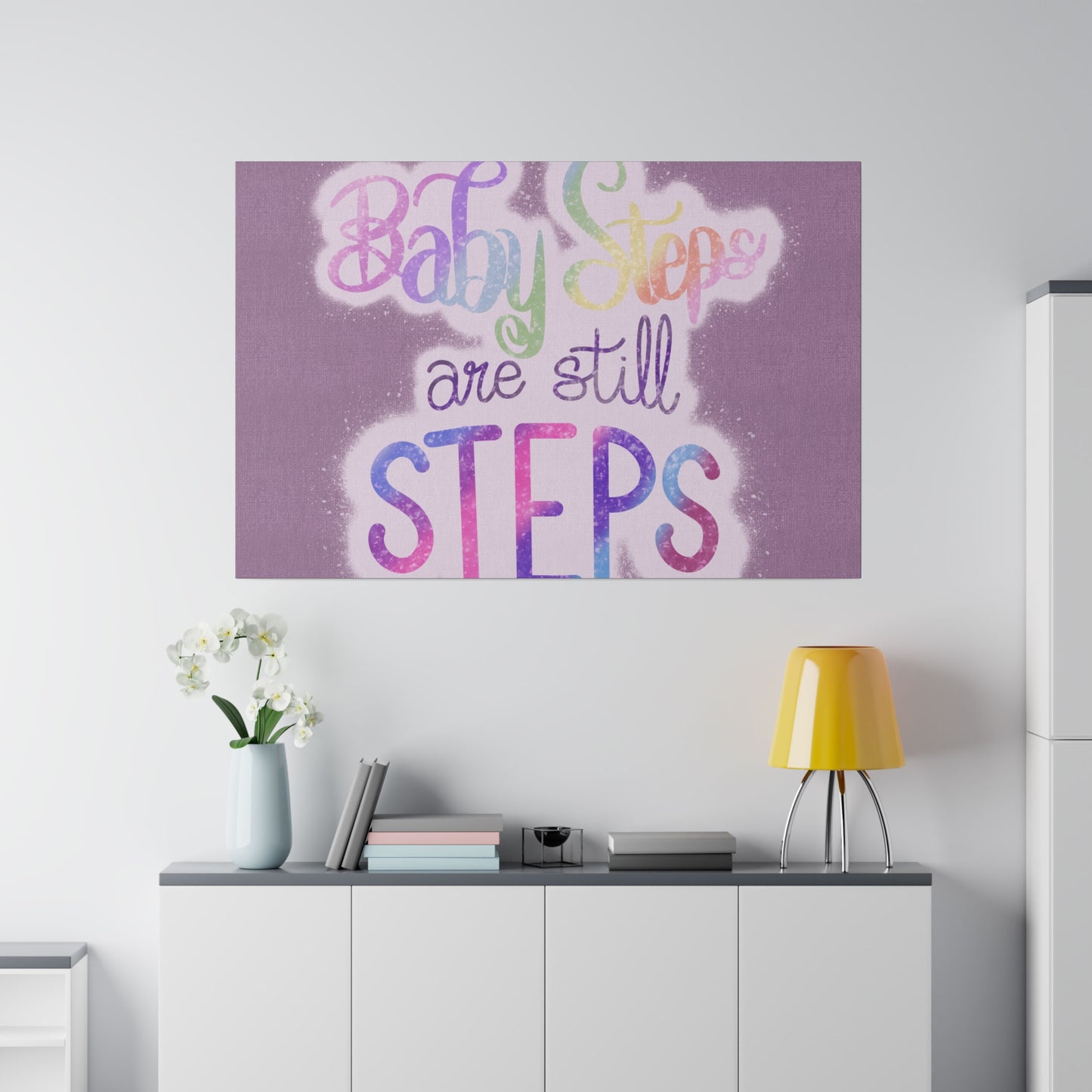 Baby Steps are Still Steps Matte Canvas, Stretched, 0.75"