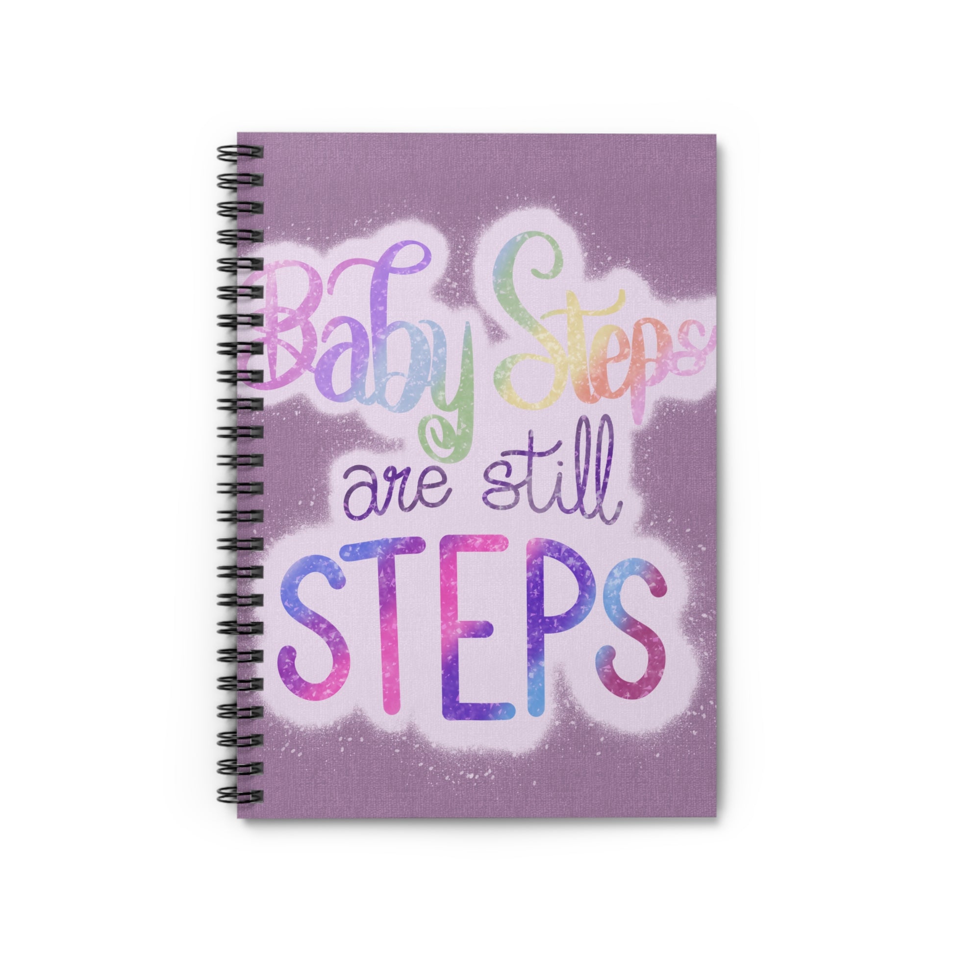Baby Steps are Still Steps Spiral Notebook - Ruled Line - Tales from the Tangle