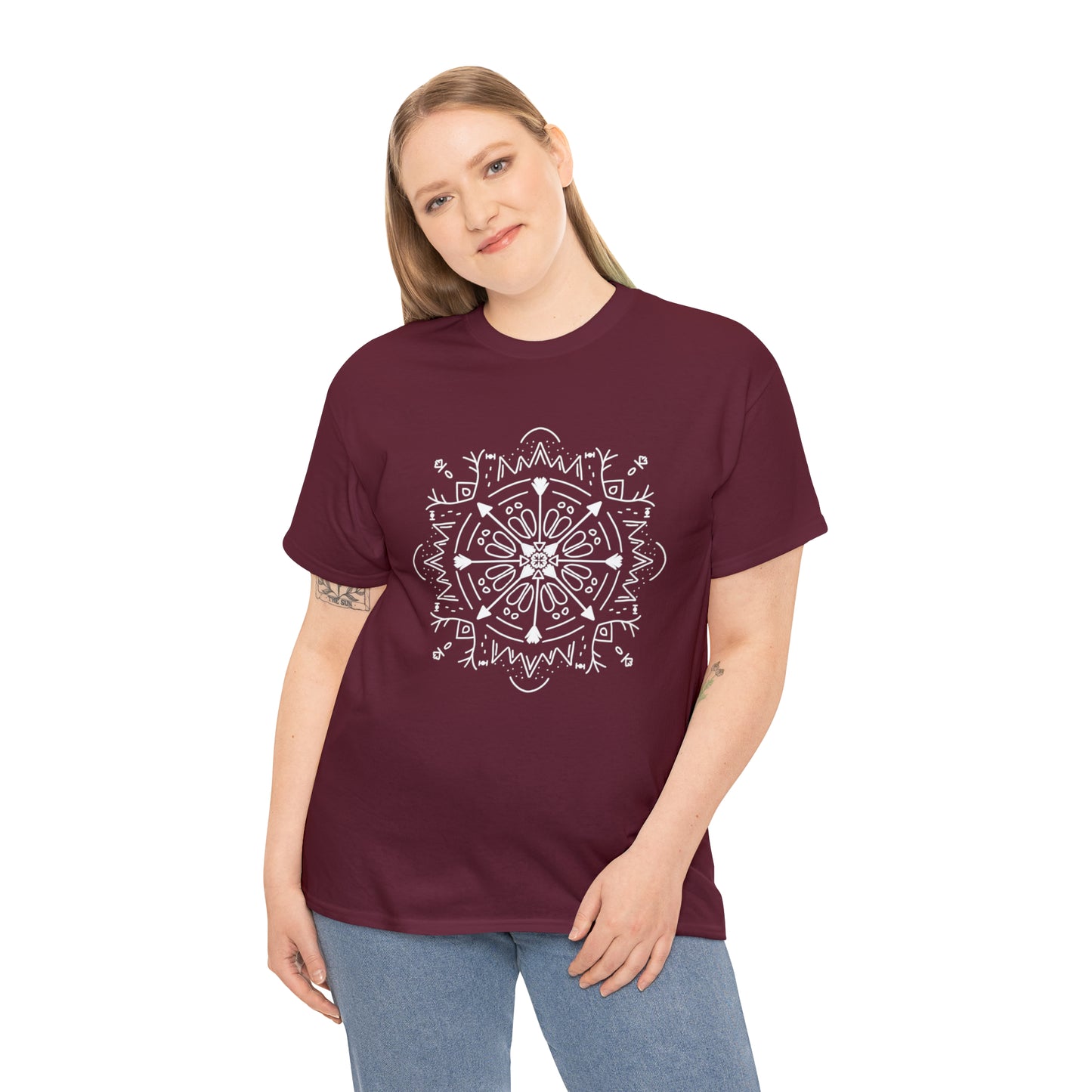 Archer’s Mandala Unisex Heavy Cotton Tee - Tales from the Tangle