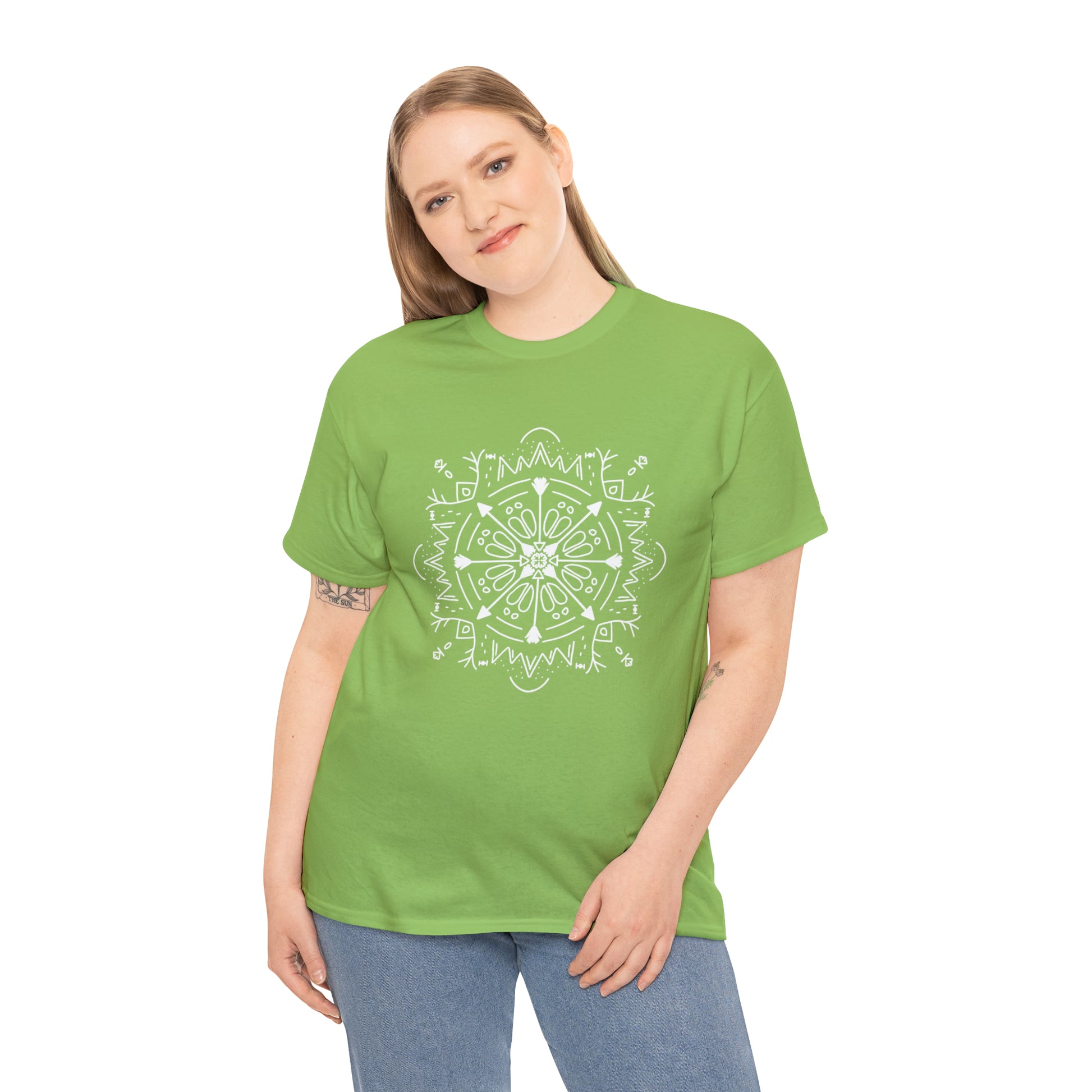 Archer’s Mandala Unisex Heavy Cotton Tee - Tales from the Tangle