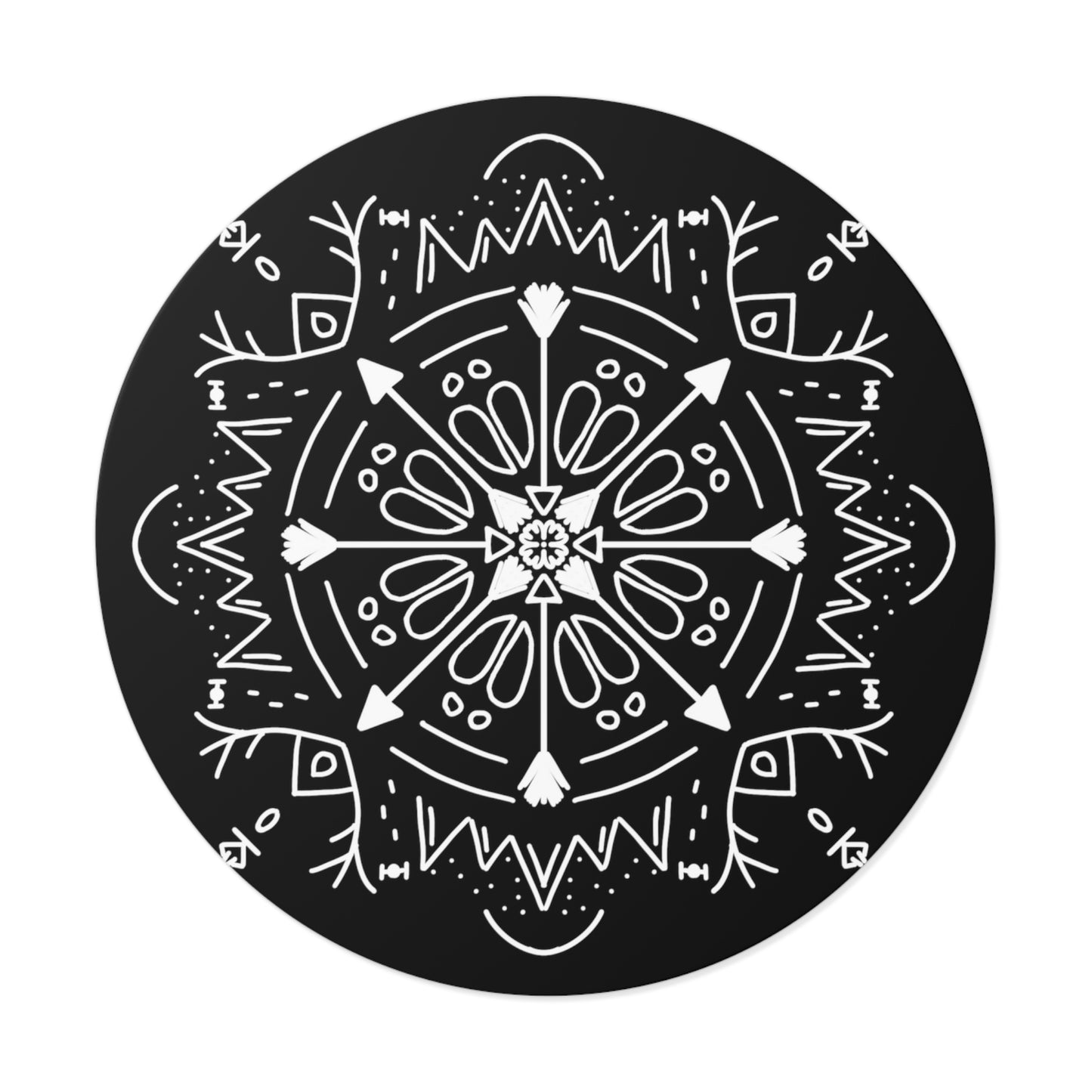 Archer’s Mandala Round Vinyl Sticker - Tales from the Tangle