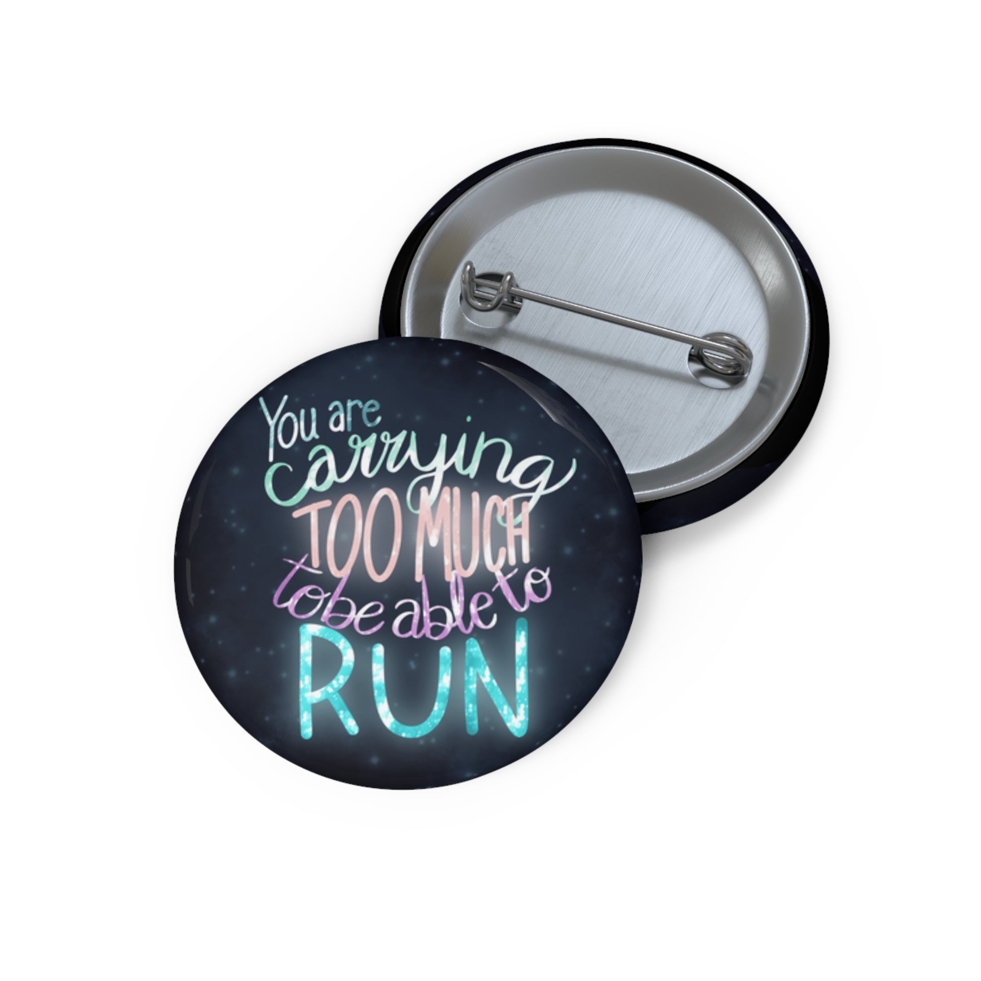 You are carrying too much to be able to run Custom Pin Buttons - Tales from the Tangle
