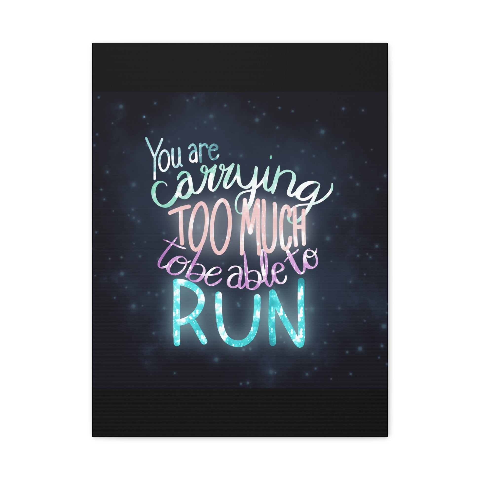 You are carrying too much to be able to run Canvas Gallery Wraps - Tales from the Tangle