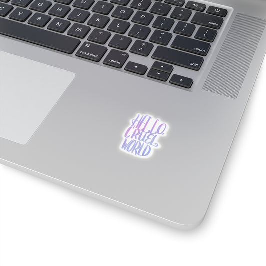 Hello, Cruel World Kiss-Cut Stickers - Tales from the Tangle