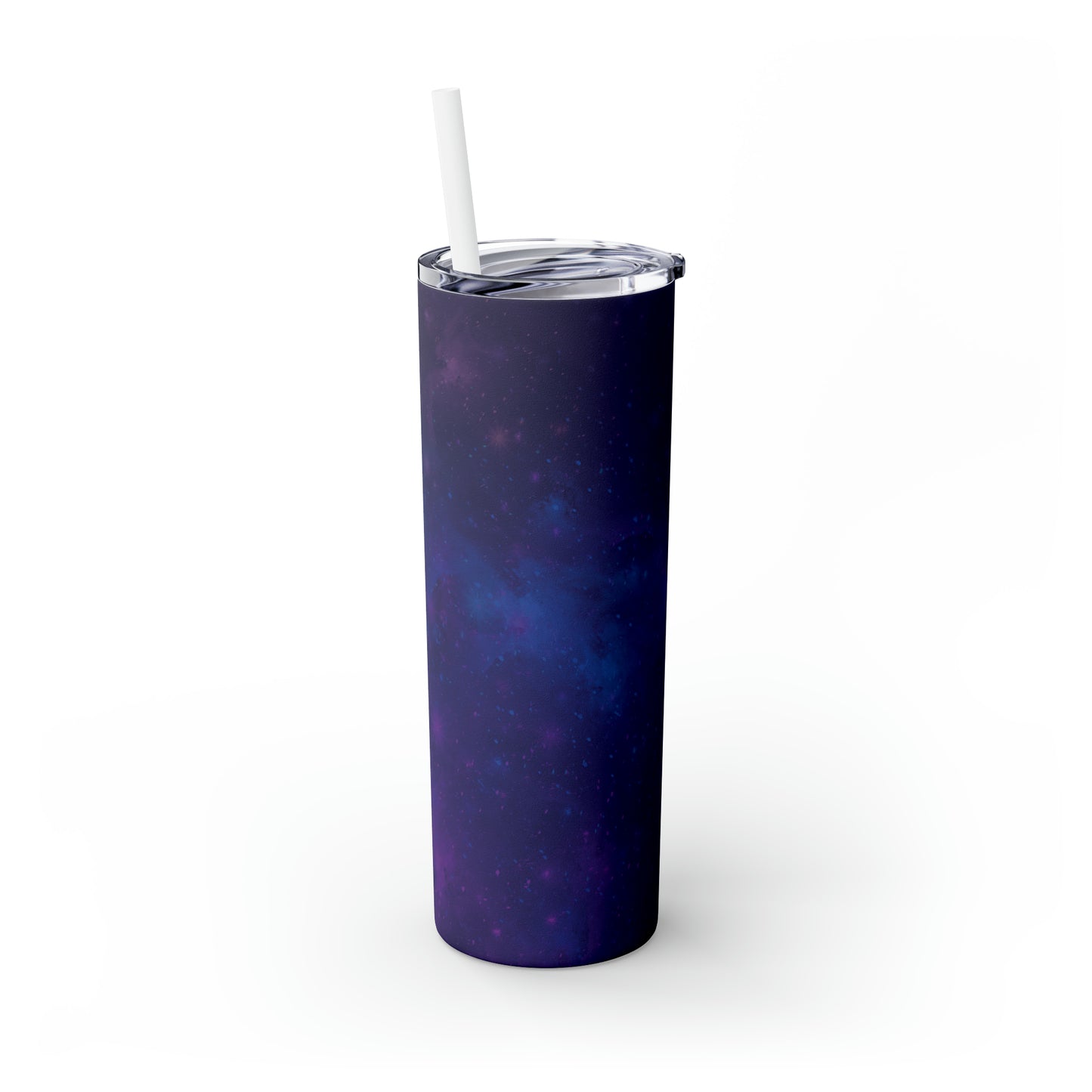 Galaxy Print Skinny Tumbler with Straw, 20oz - Tales from the Tangle