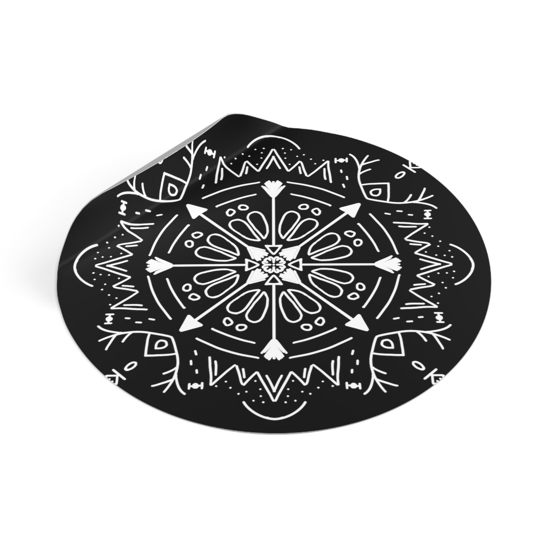 Archer’s Mandala Round Vinyl Sticker - Tales from the Tangle