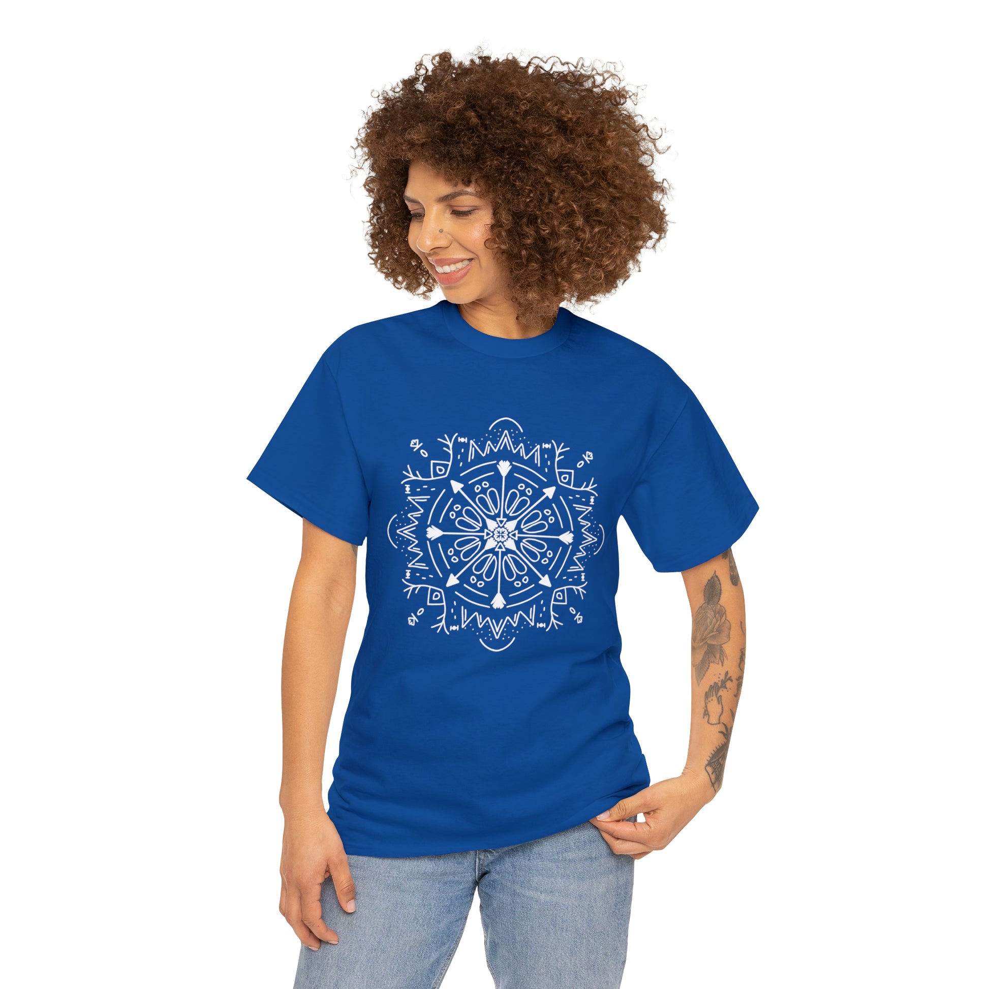 Archer’s Mandala Unisex Heavy Cotton Tee - Tales from the Tangle