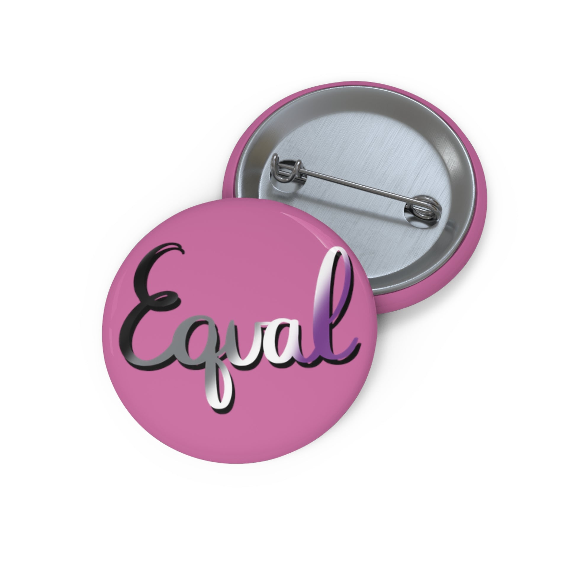 Asexual Pride Equal Custom Pin Buttons - Tales from the Tangle