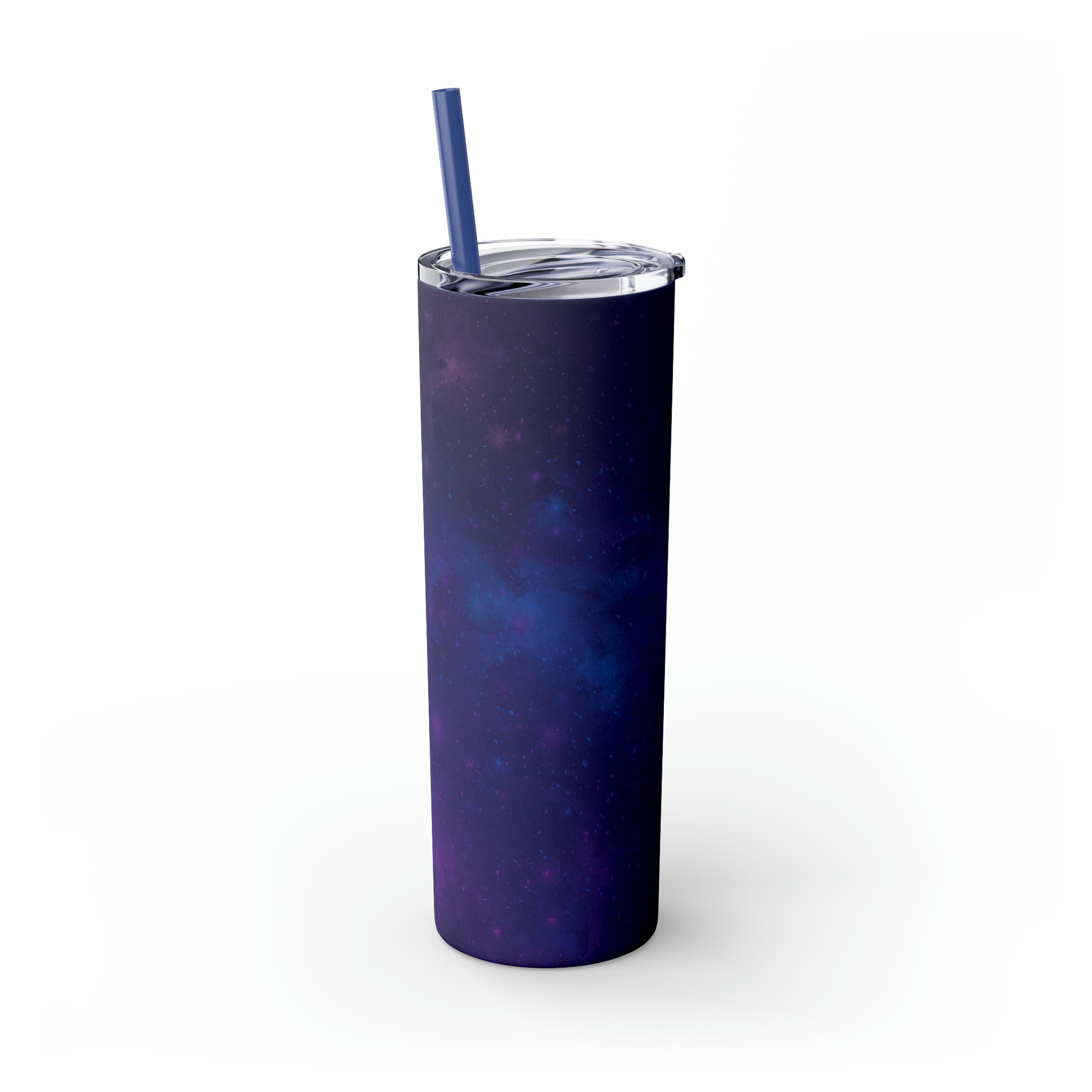 Galaxy Print Skinny Tumbler with Straw, 20oz - Tales from the Tangle