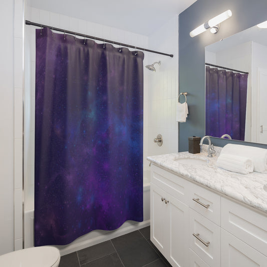 Galaxy Print Shower Curtains - Tales from the Tangle