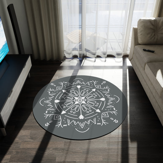 Archer’s Mandala Round Rug - Tales from the Tangle