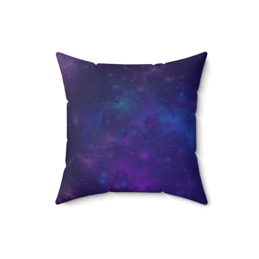 Galaxy Print Spun Polyester Square Pillow - Tales from the Tangle