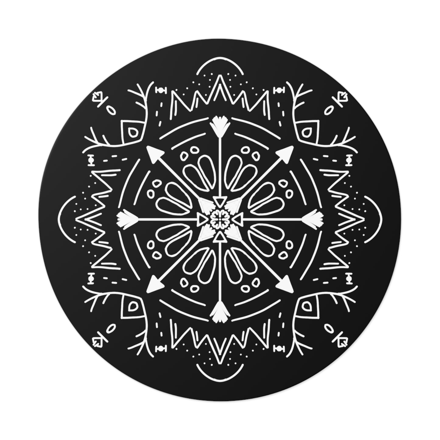 Archer’s Mandala Round Vinyl Sticker - Tales from the Tangle