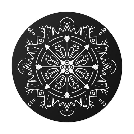 Archer’s Mandala Round Vinyl Sticker - Tales from the Tangle