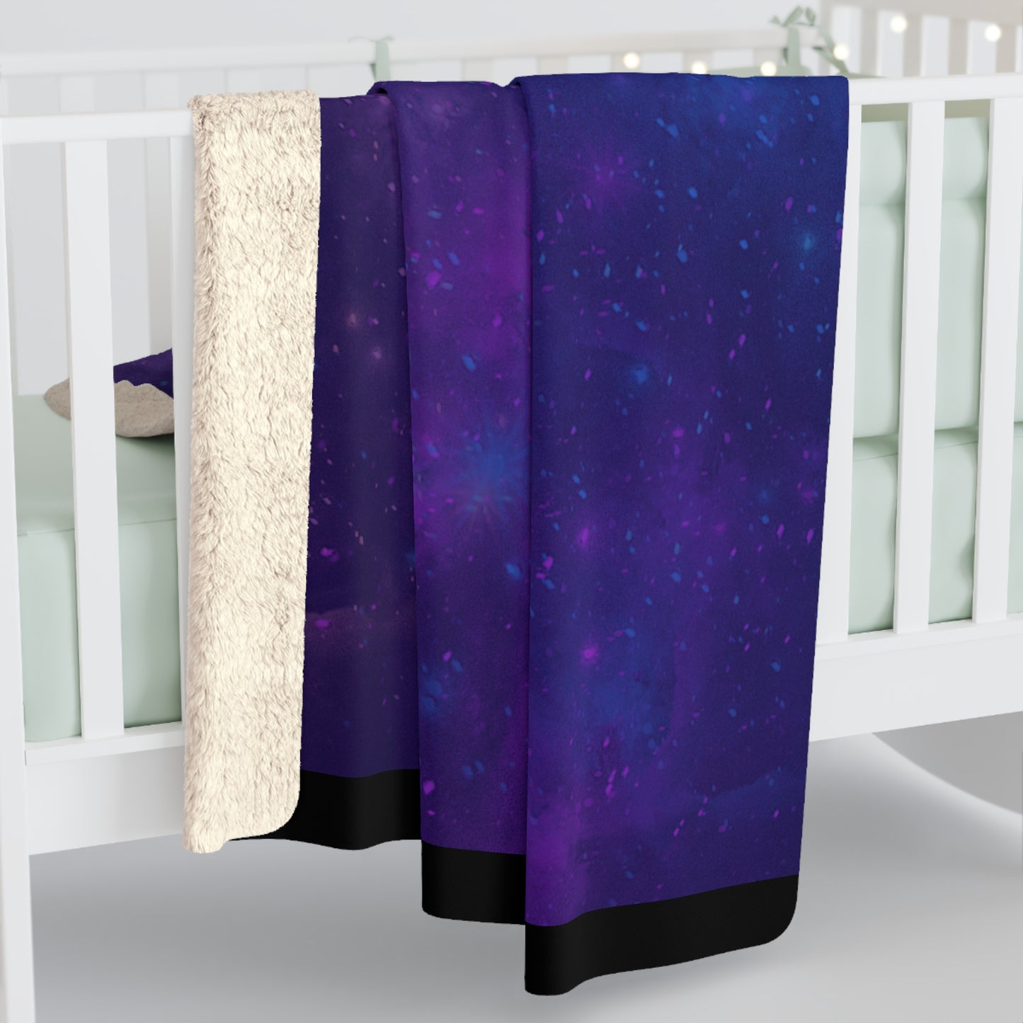 Galaxy Print Sherpa Fleece Blanket - Tales from the Tangle