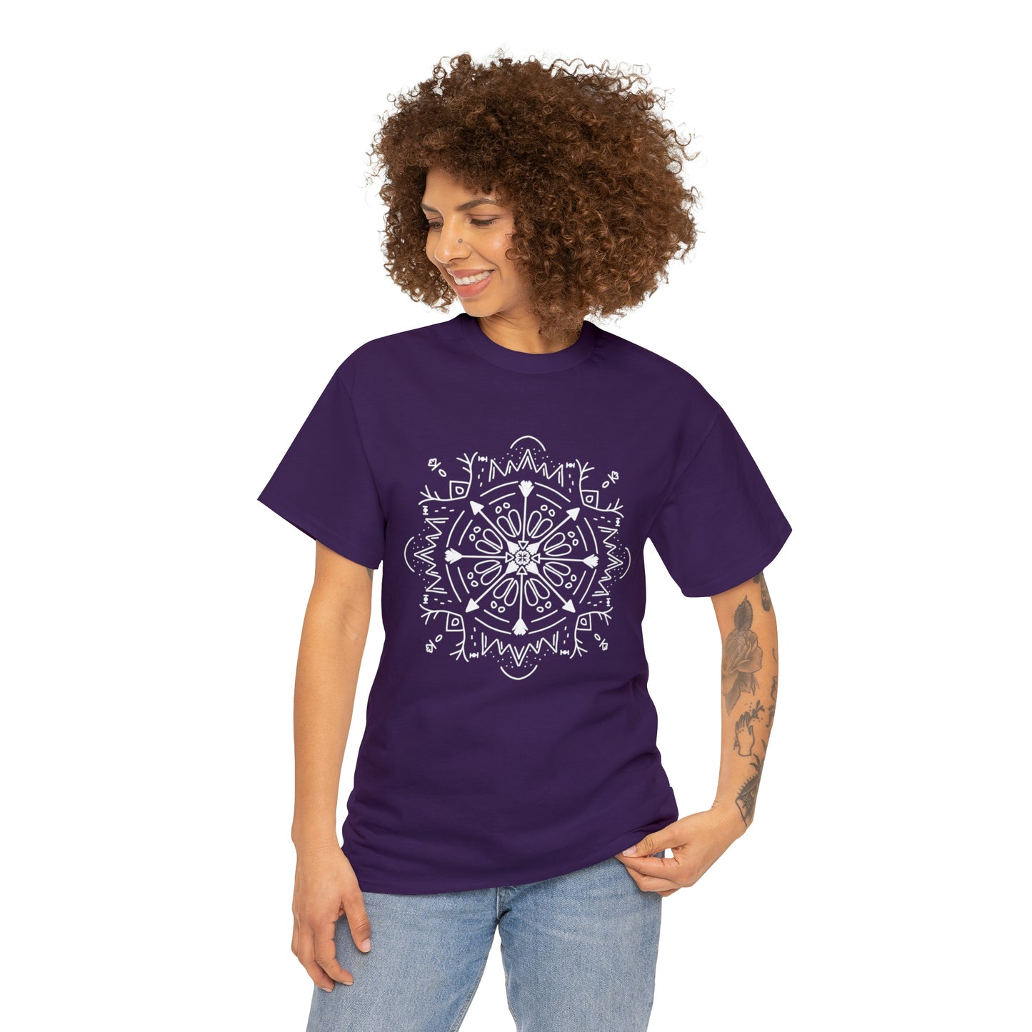Archer’s Mandala Unisex Heavy Cotton Tee - Tales from the Tangle