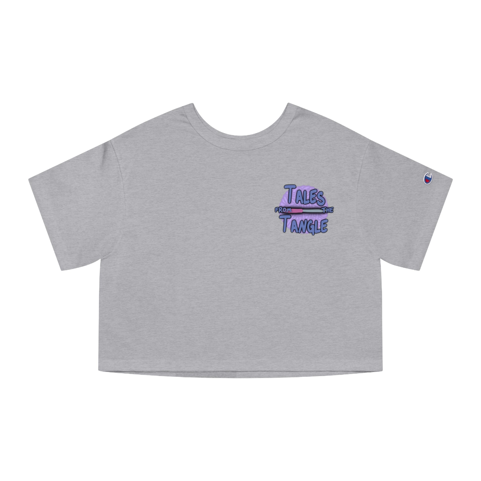 Tales from the Tangle Logo Champion Women's Heritage Cropped T-Shirt - Tales from the Tangle