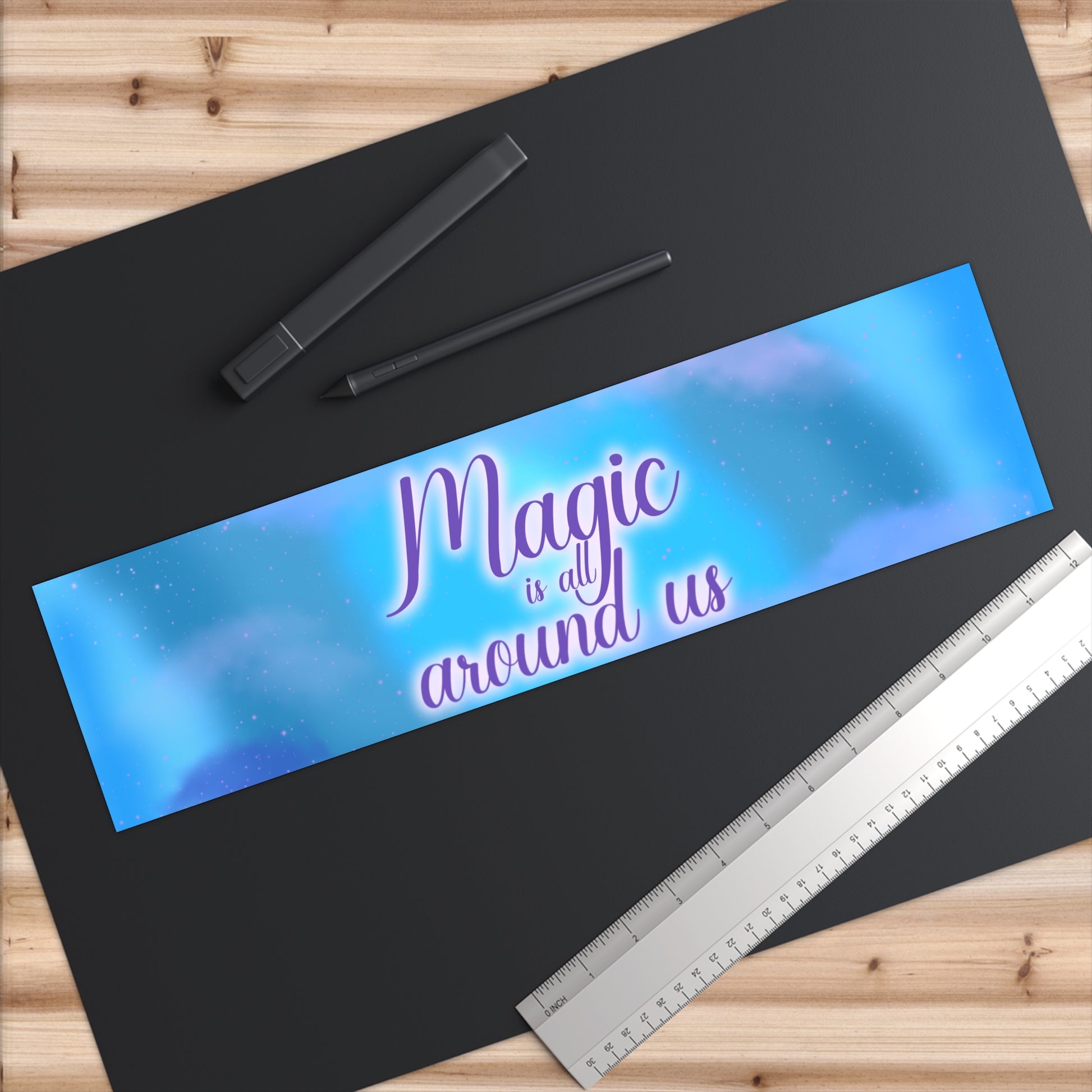 Magic is all around us Bumper Sticker - Tales from the Tangle