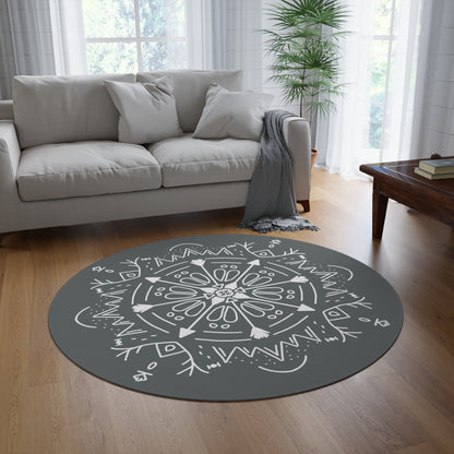 Archer’s Mandala Round Rug - Tales from the Tangle
