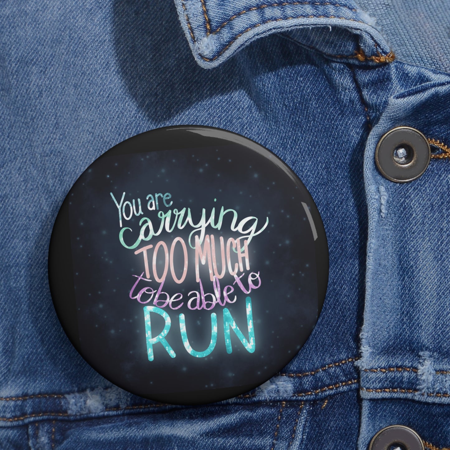 You are carrying too much to be able to run Custom Pin Buttons - Tales from the Tangle