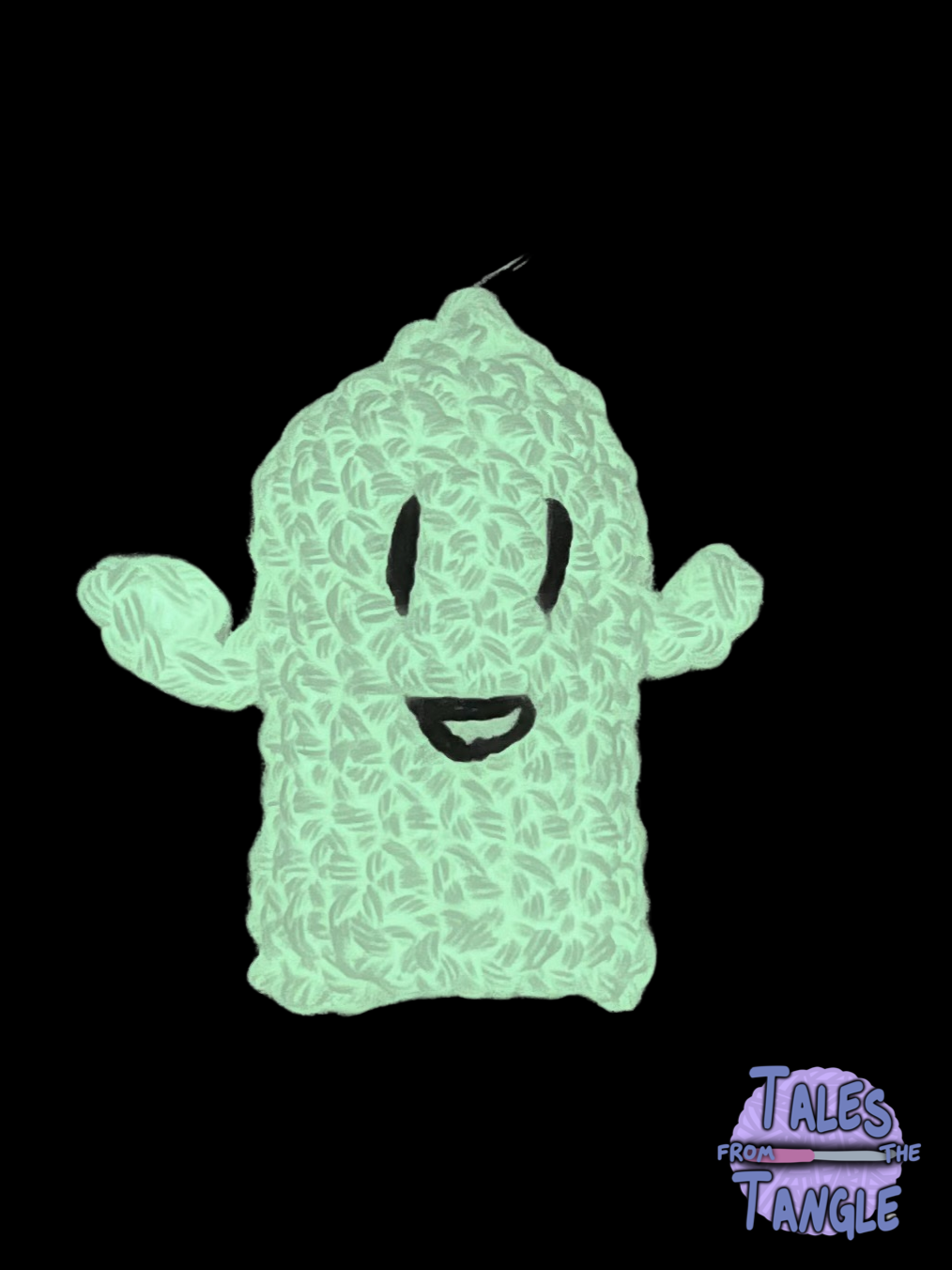 Glow Ghost Keychain - Tales from the Tangle