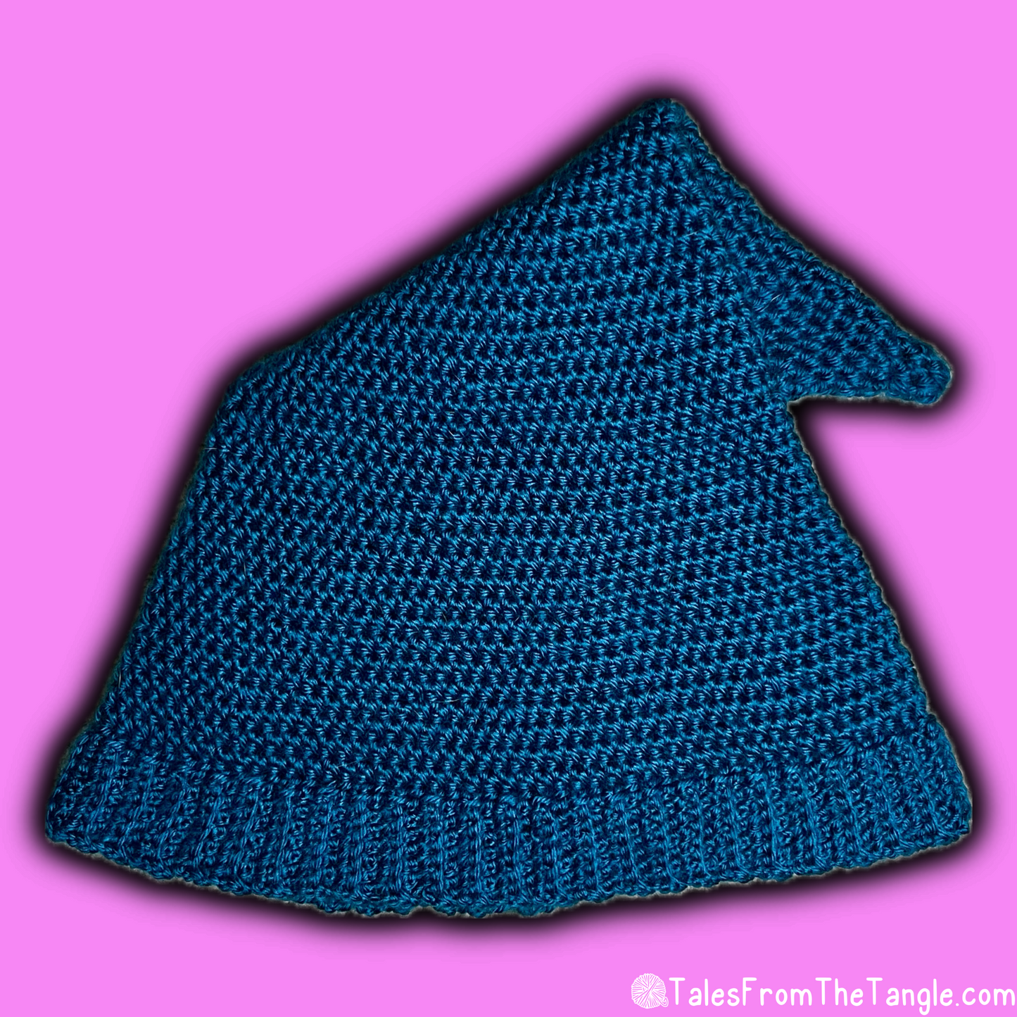 Teal Elf Beanie - Tales from the Tangle