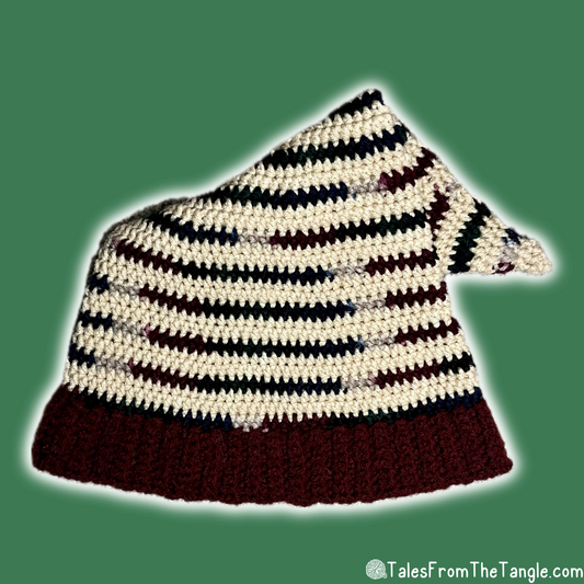 Festive Holiday Elf Beanie - Tales from the Tangle