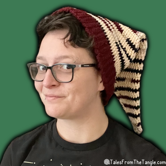 Festive Holiday Elf Beanie - Tales from the Tangle