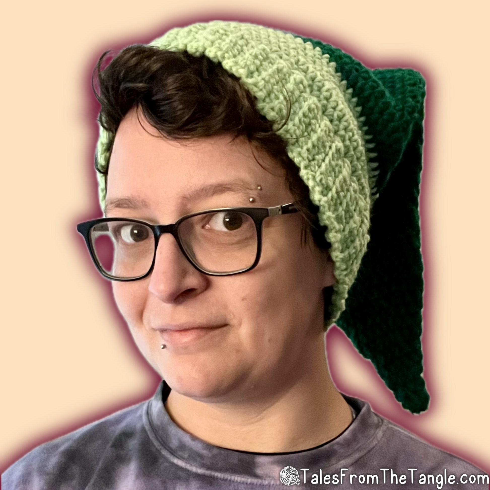 Green Elf Beanie - Tales from the Tangle