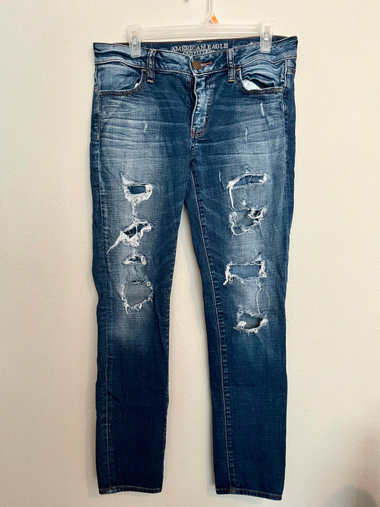 American Eagle Distressed Jeggings, Size 10 - Tales from the Tangle