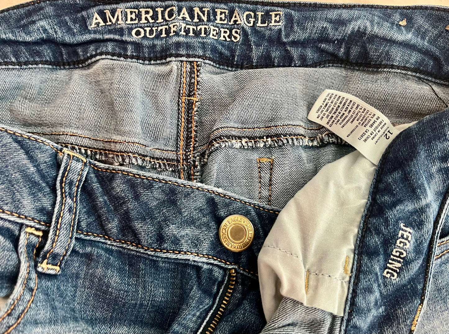 American Eagle Basic Jegging, Size 12 Short - Tales from the Tangle