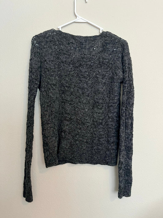 Aeropostale Grey Knit Sweater, Size Small - Tales from the Tangle