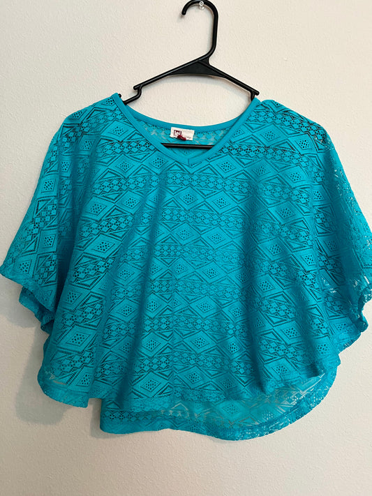 LEI Lace Crop Top, Girls Size XL - Tales from the Tangle