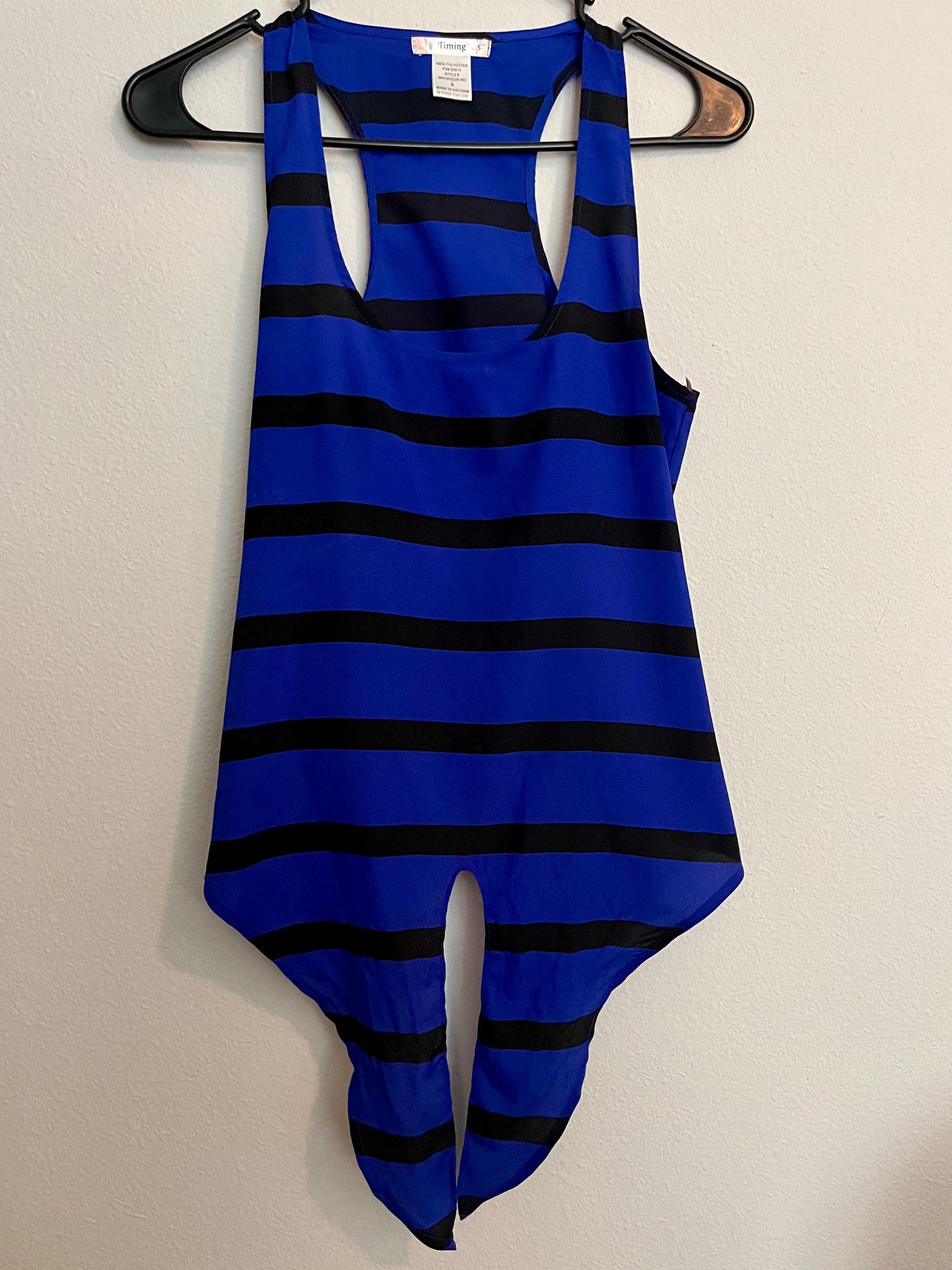 Tie Front Crop Top, Size Small - Tales from the Tangle