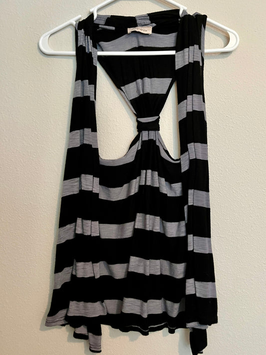 Ambiance Striped Vest- Size Small - Tales from the Tangle