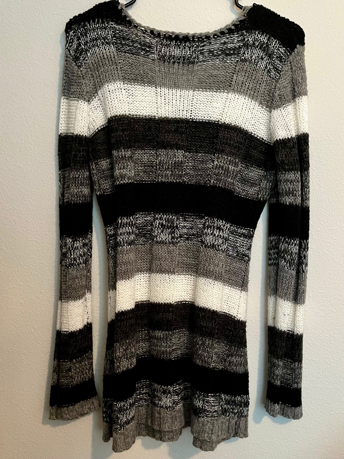 Wet Seal Striped Sweater- Size Large - Tales from the Tangle