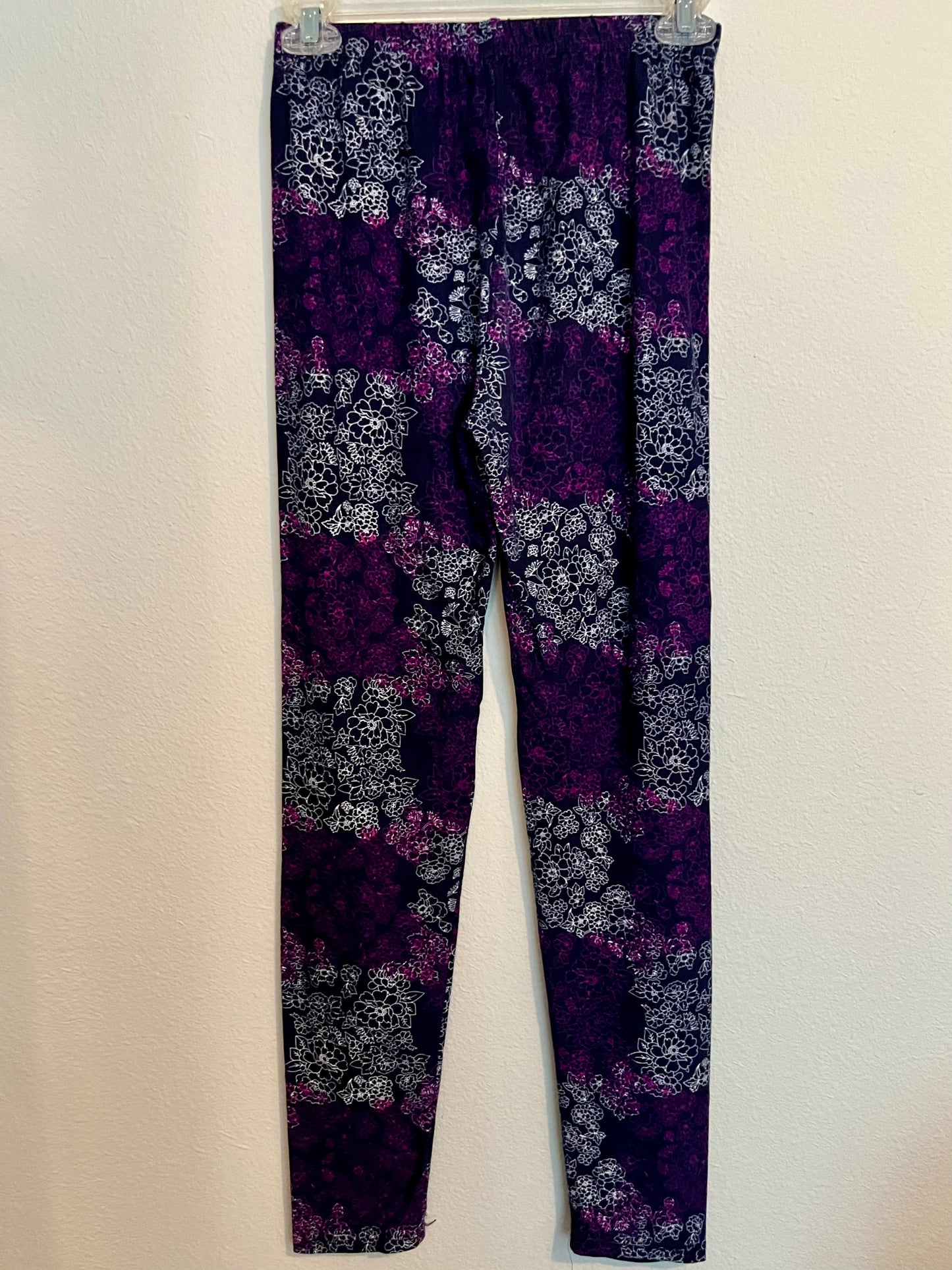 Leggings Depot Floral Print Leggings- Size "OSFM" - Tales from the Tangle
